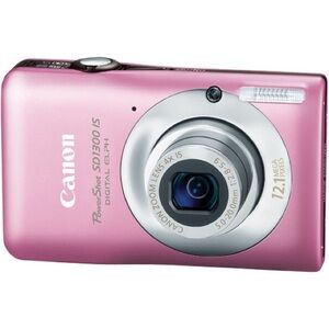 ISO Canon PowerShot SD1300 IS Pink Camera